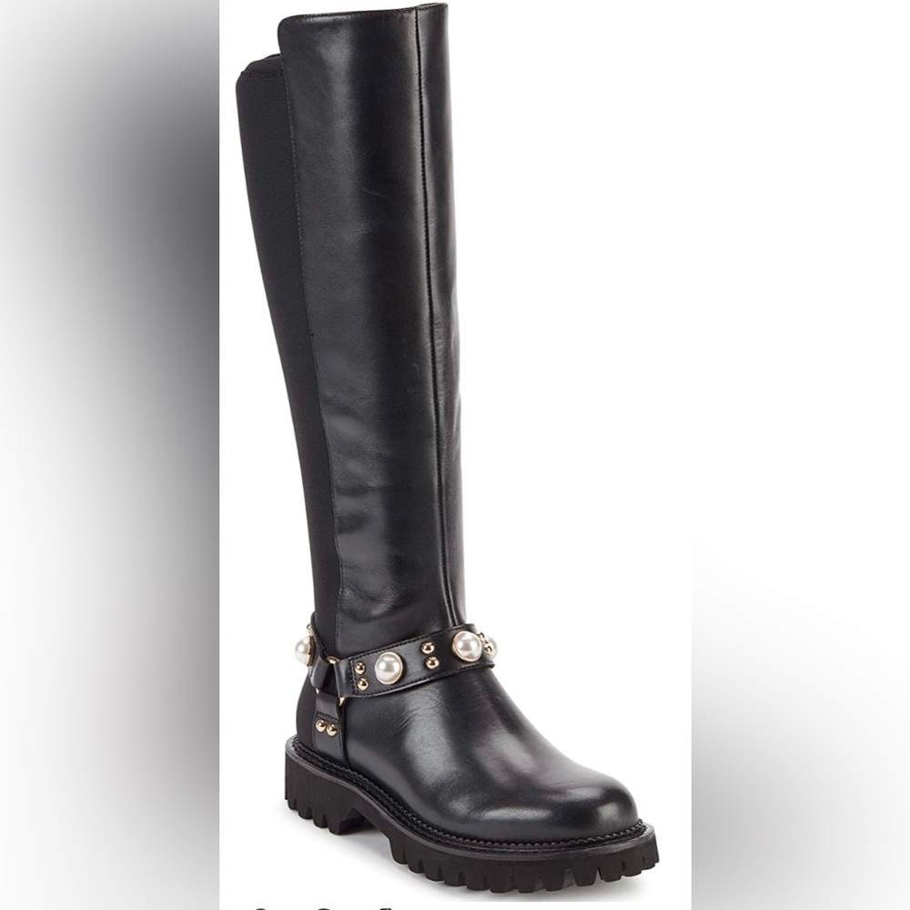 Karl Lagerfeld Paris Women's Reese Knee High Boot